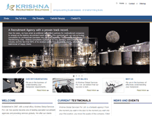 Tablet Screenshot of krishnaconsultancy.com
